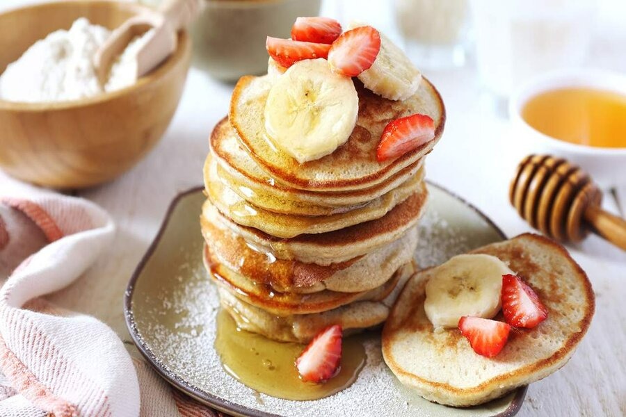 Pancake yến mạch - chuối siêu hấp dẫn